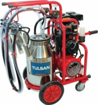 Classic type double milking  dry systems with gasoline engine aluminum bucket rubber liner type   skb02 a111000 250x250 2