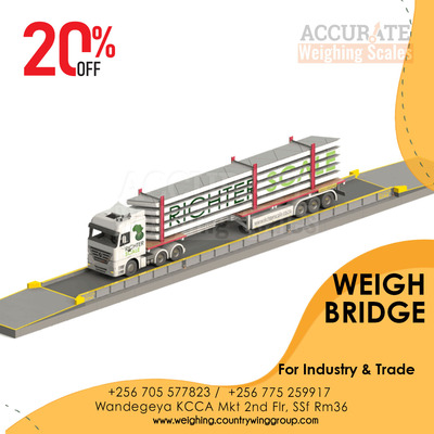 Vehicle weighbridge truck scales for sale in kampala uganda