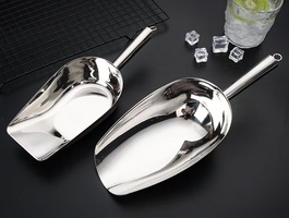 Stainless steel grain scoops %2810%29